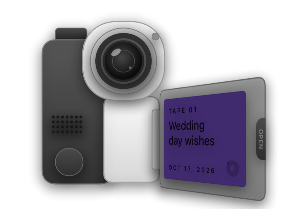 A video message camcorder